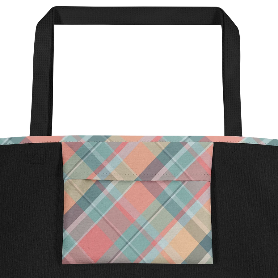 Summer Plaid Tote Bag product image (4)