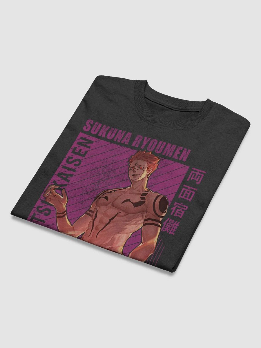 Jujutsu Kaisen Ryomen Sukuna Fiery Aura T-Shirt – Gildan Heavyweight product image (4)