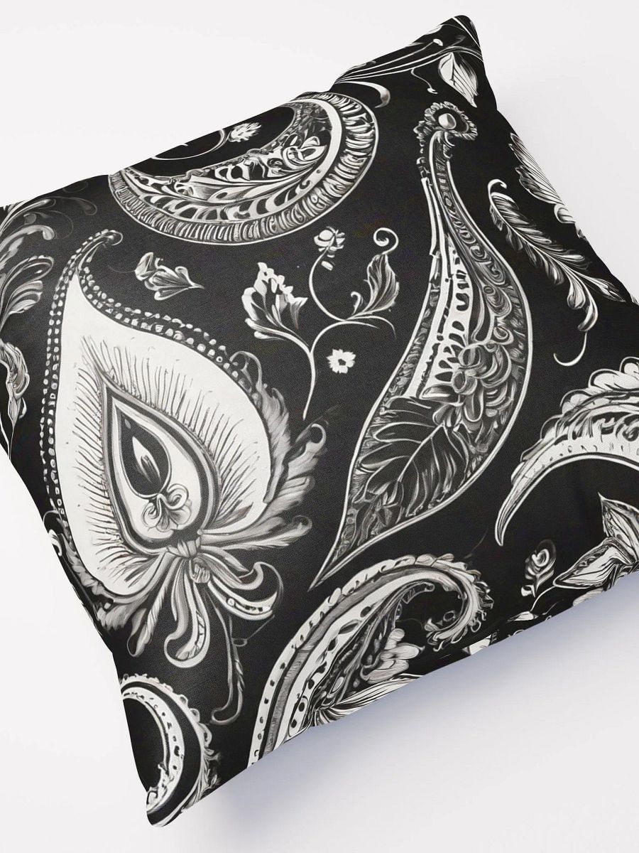 Black & White Seamless Pattern Pillow product image (8)