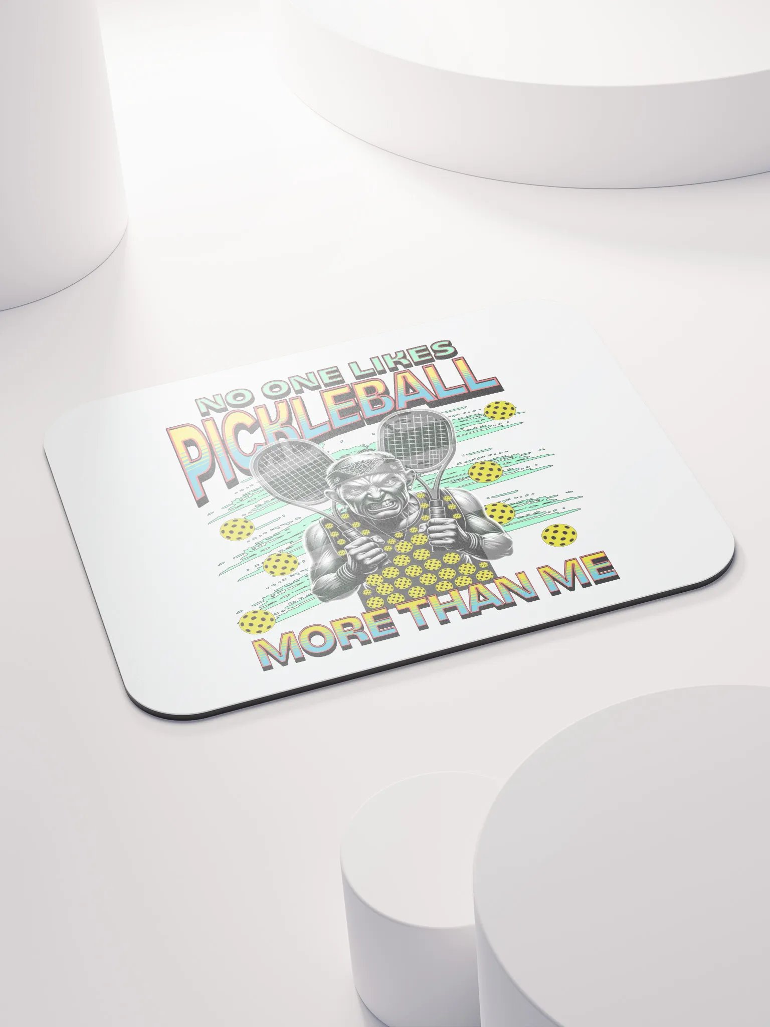 No One Likes Pickleball More Than Me Power Mouse Pad product image (4)
