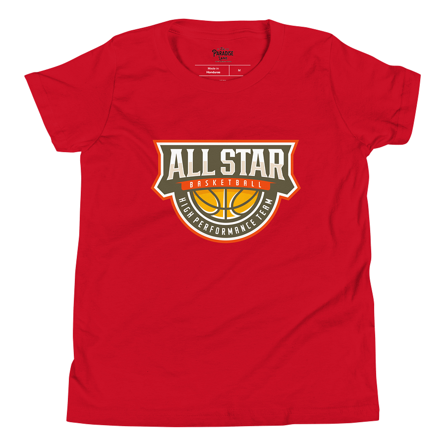 All Star Basketball Youth T-Shirt – High Performance Team Tee for Active Kids product image (4)