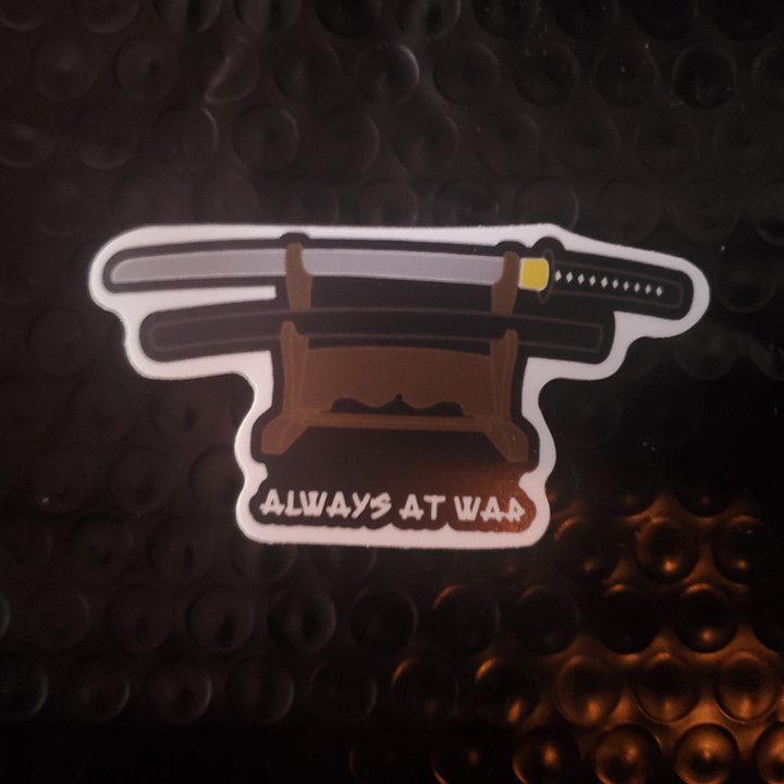 Always At War Sticker product image (1)