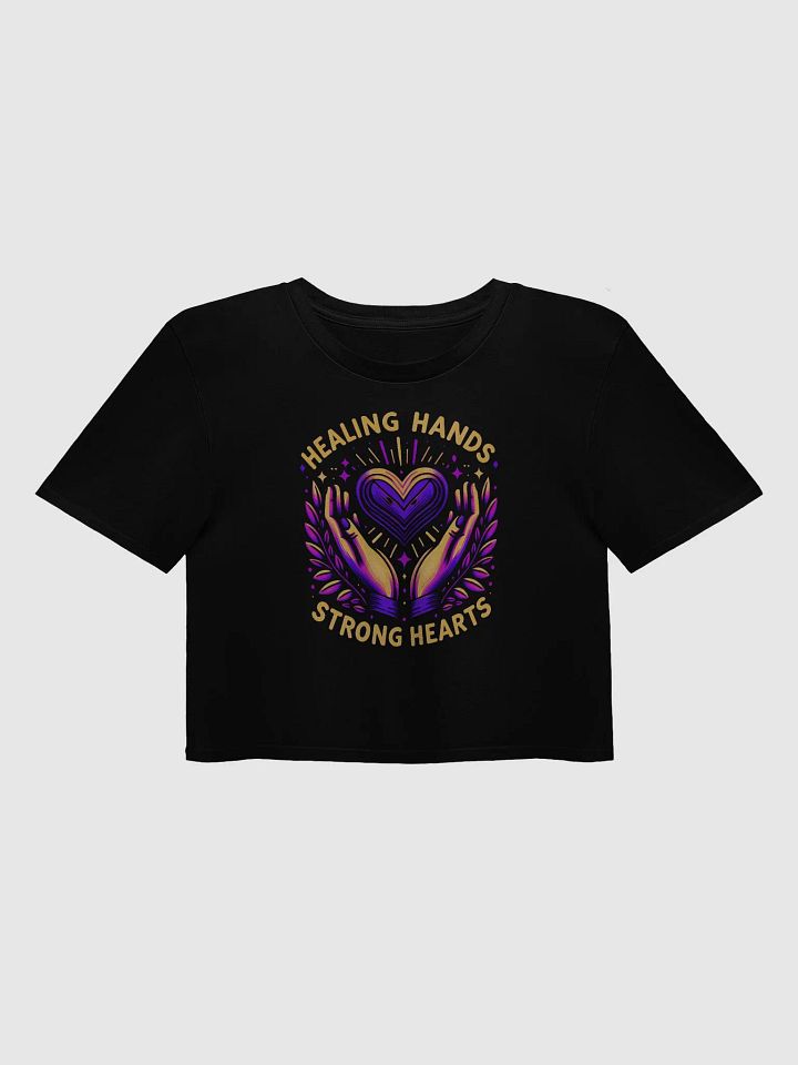 strong hearts ,healing hands crop top product image (6)
