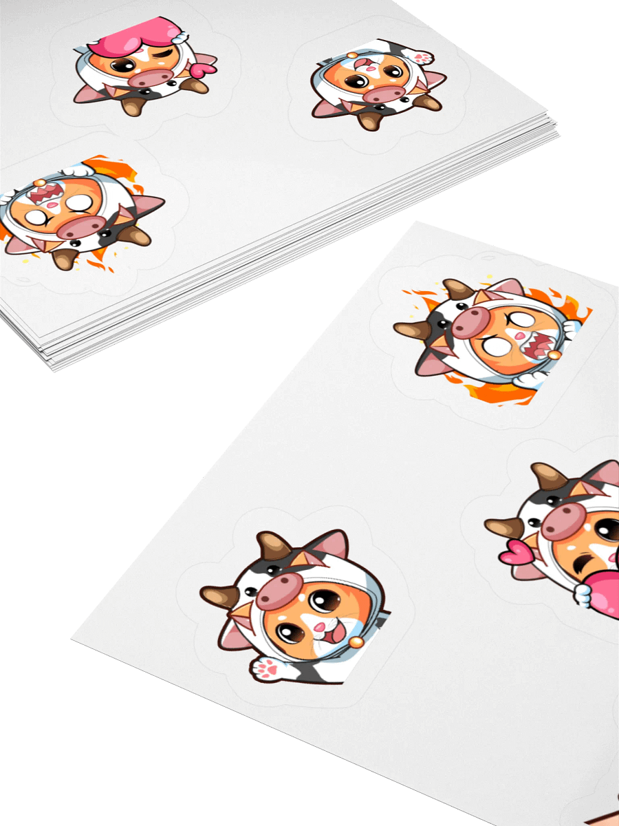 Meow meow meow I'm a Cow - Stickers product image (10)