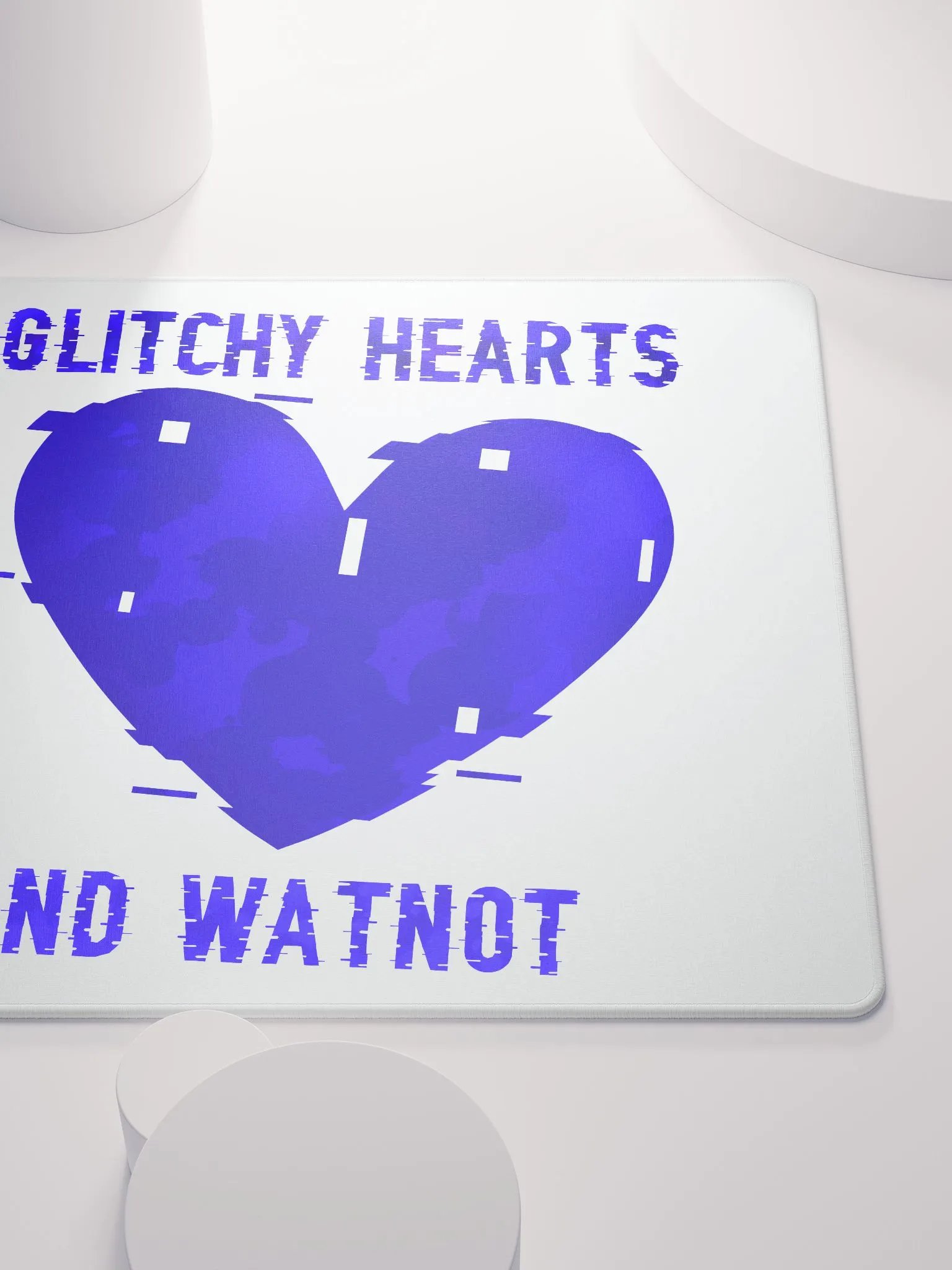 Glitchy Hearts Mousemat product image (5)