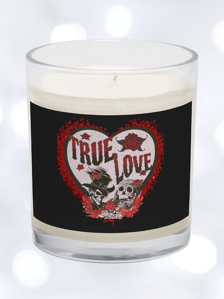 True Love Red & Black Design Candle product image (1)