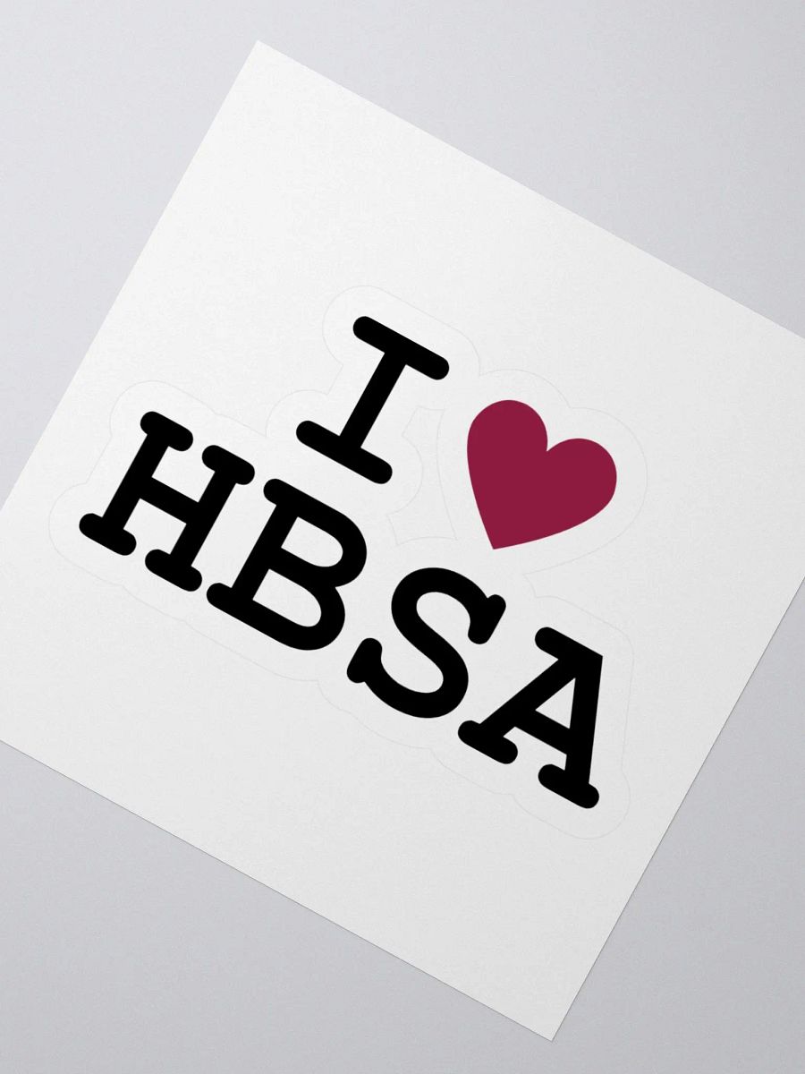 I <3 HBSA Sticker product image (3)