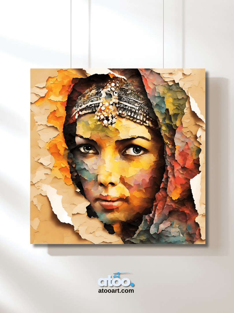 Paper Collection | Deep River | Canvas Art Painting product image (3)