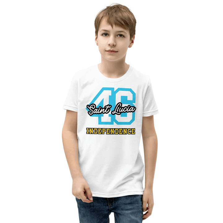Saint Lucia Independence 46 Youth T-shirt product image (22)
