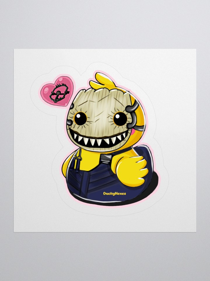 I Love Traps Trapper Duck Sticker product image (1)