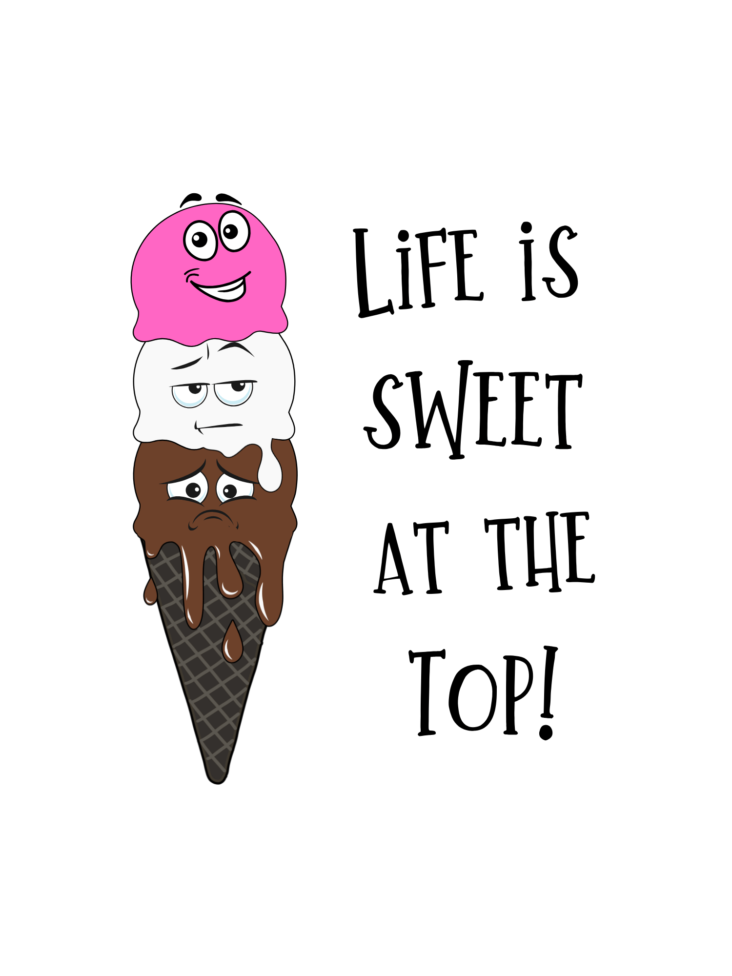 LIFE IS SWEET AT THE TOP – TEE product image (29)