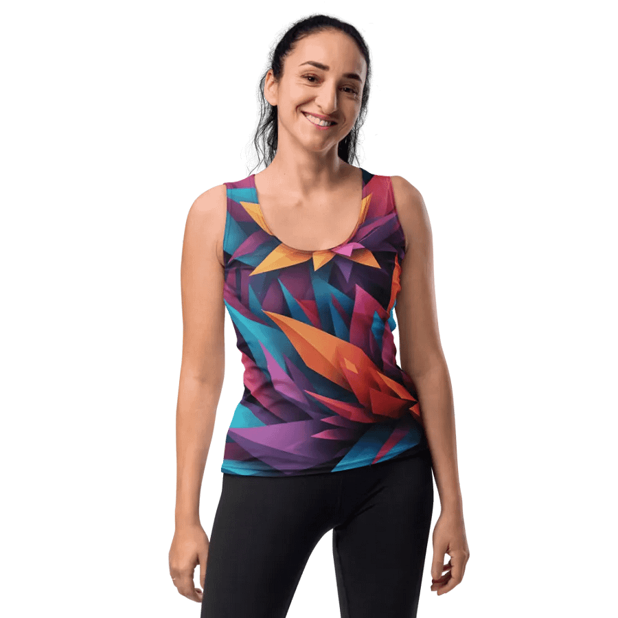 Origami Garden All-Over Print Tank product image (10)