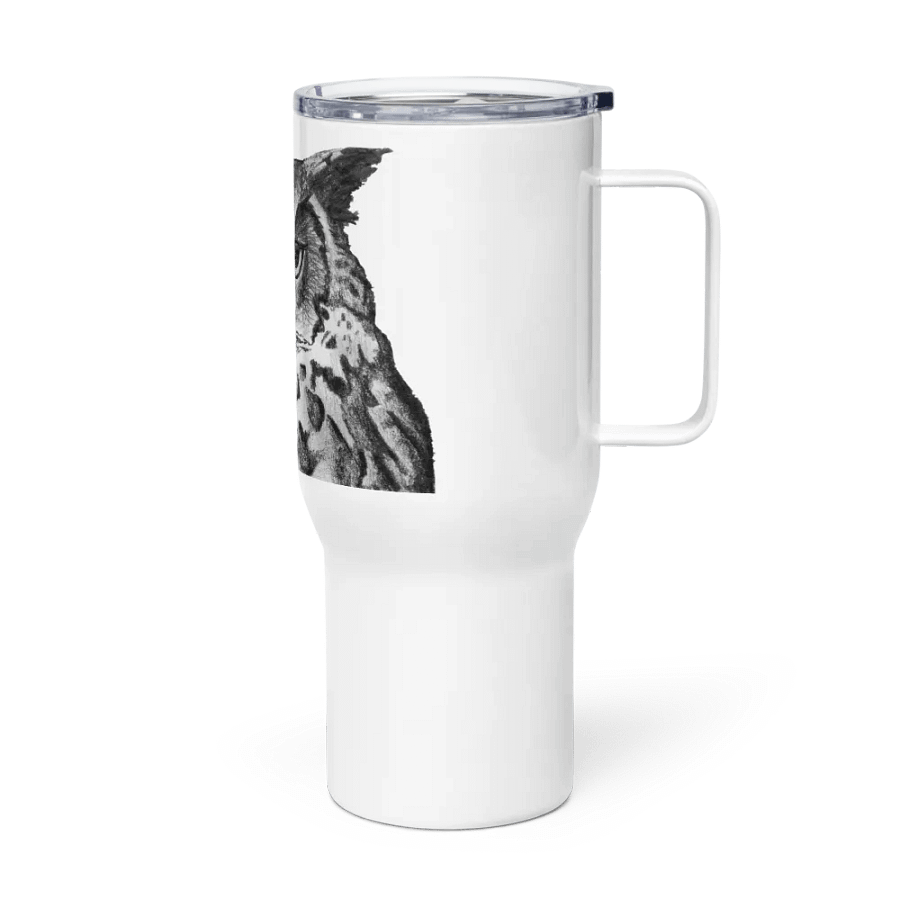 Owl Drawing Travel Cup product image (3)