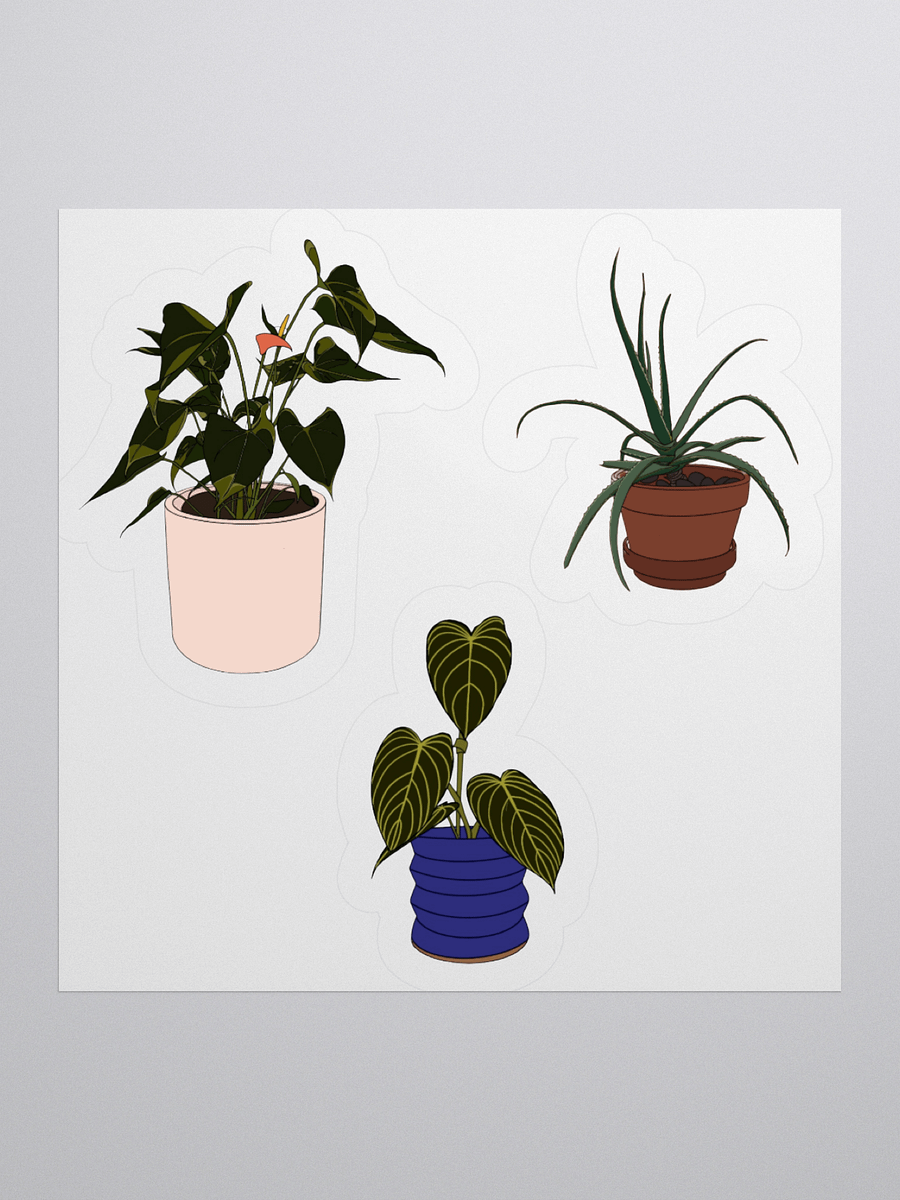 potted plants sticker sheet product image (1)