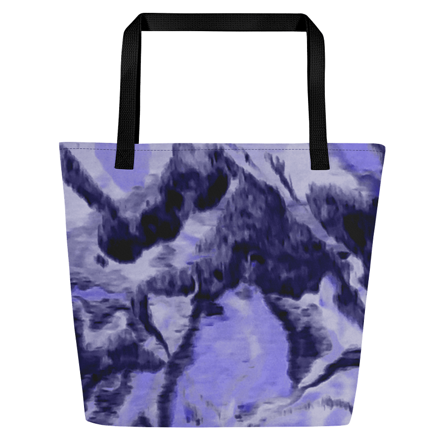 Purple Fluid Art Tote Bag product image (3)