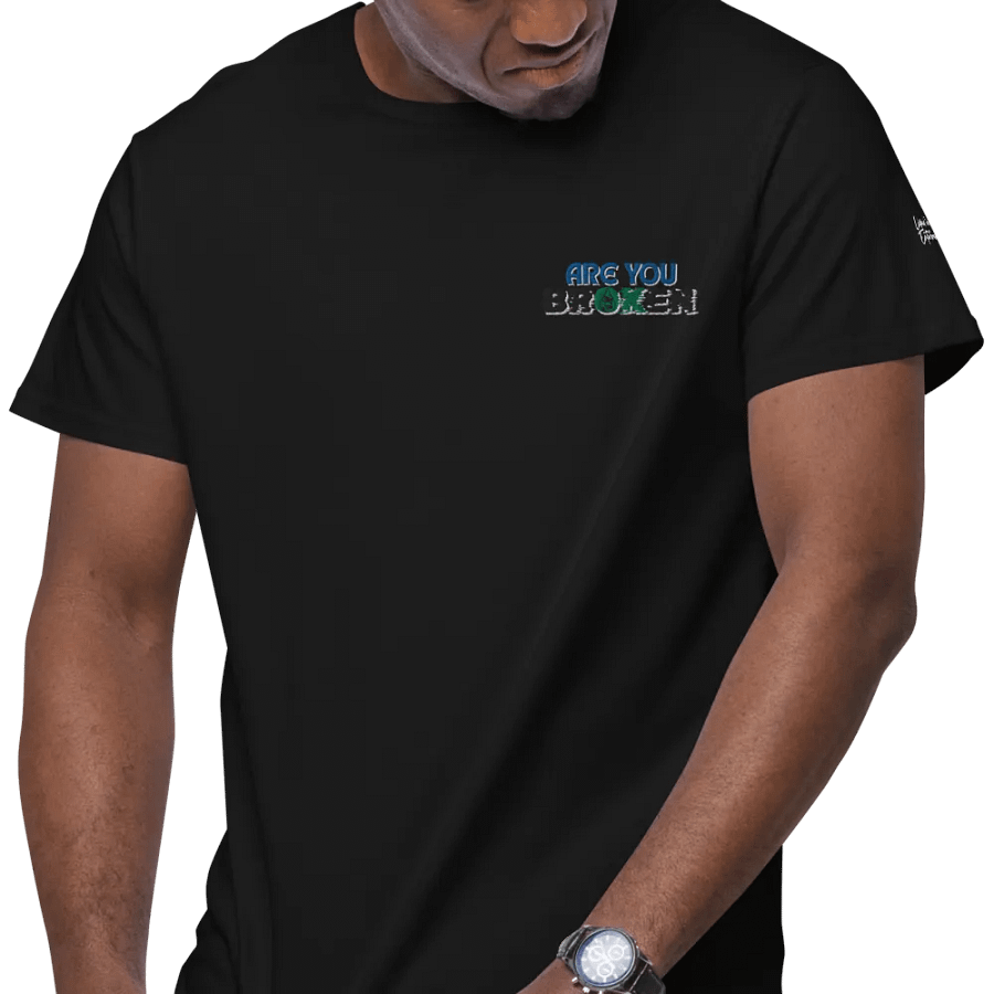 "Are You OK" LME Unisex Embroidered T-Shirt product image (6)