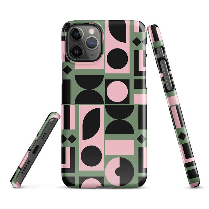 Geometric Harmony iPhone® Snap Case – Slim, Stylish & Protective product image (2)