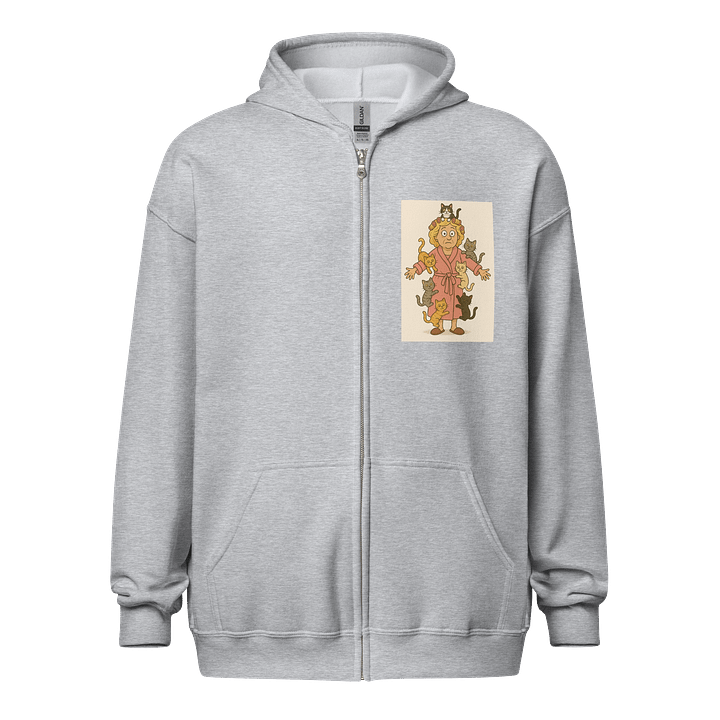 Crazy Cat Lady Zipper Hoodie product image (1)