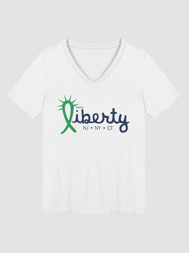 Women's White V-Neck T-Shirt product image (1)