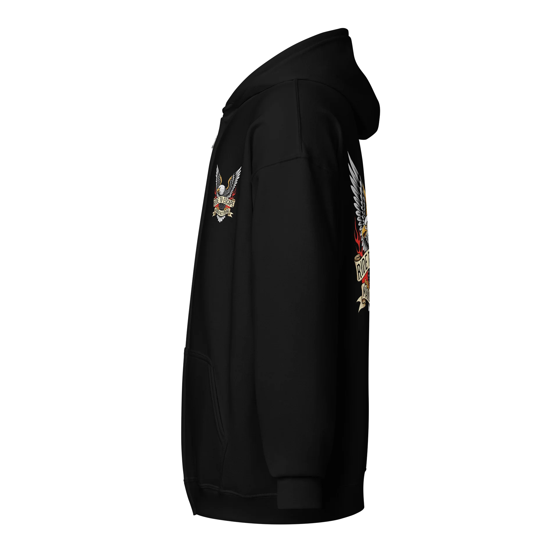 FIRE EAGLE ZIP UP HOODIE product image (3)