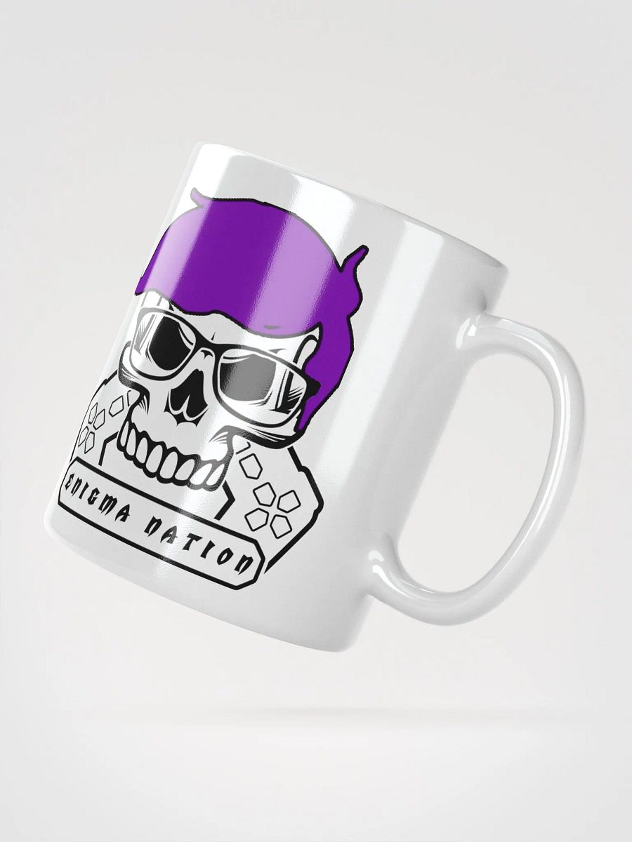 Enigma Nation White Glossy Mug product image (4)