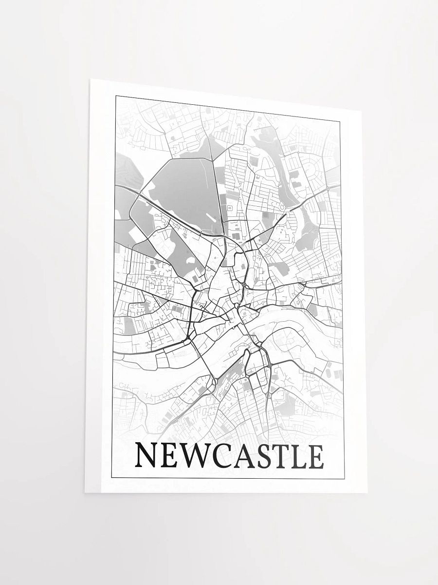 Newcastle, England, city map print product image (13)