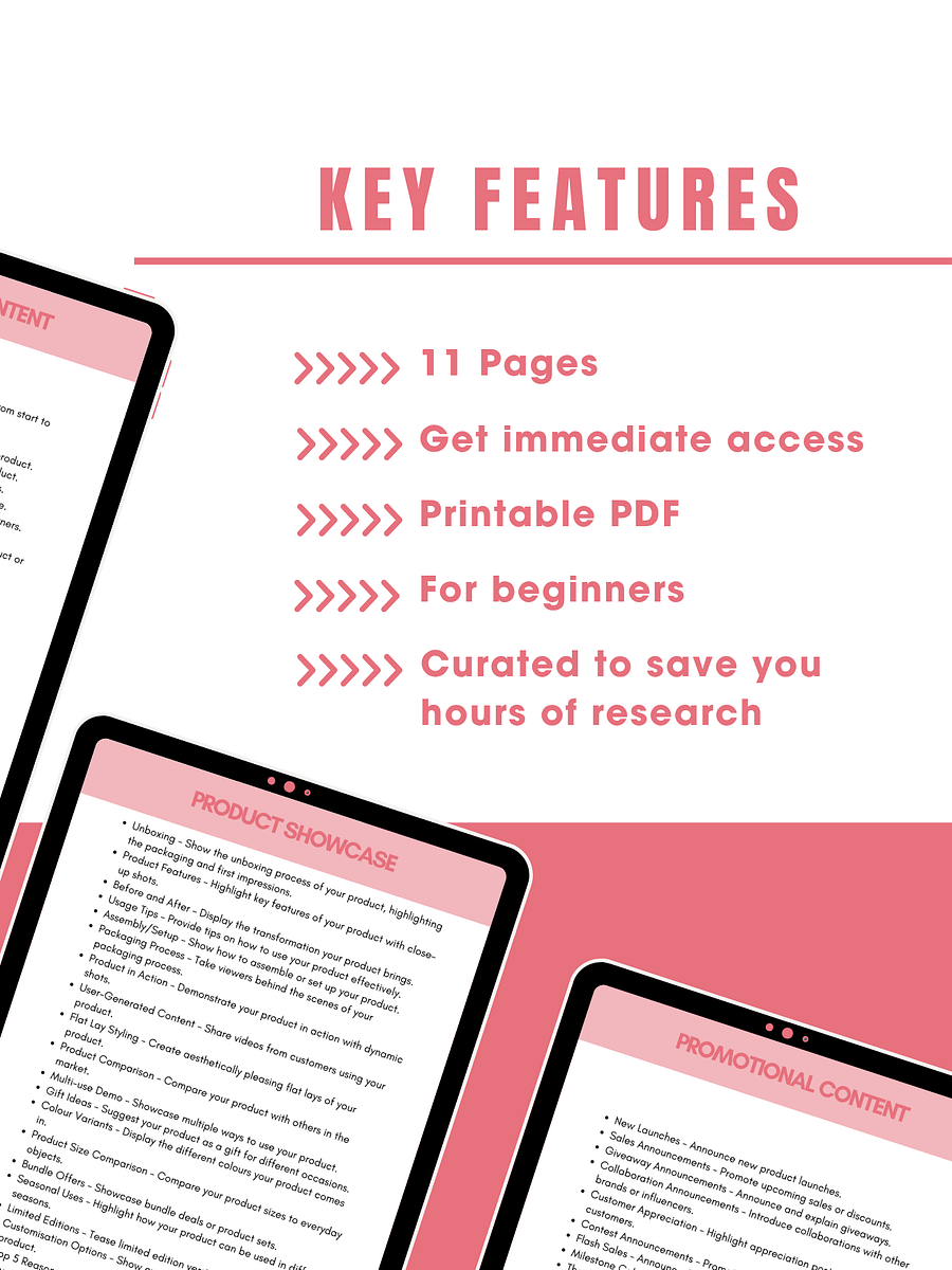 200 Faceless TikTok & Reel Ideas for Business guide product image (3)