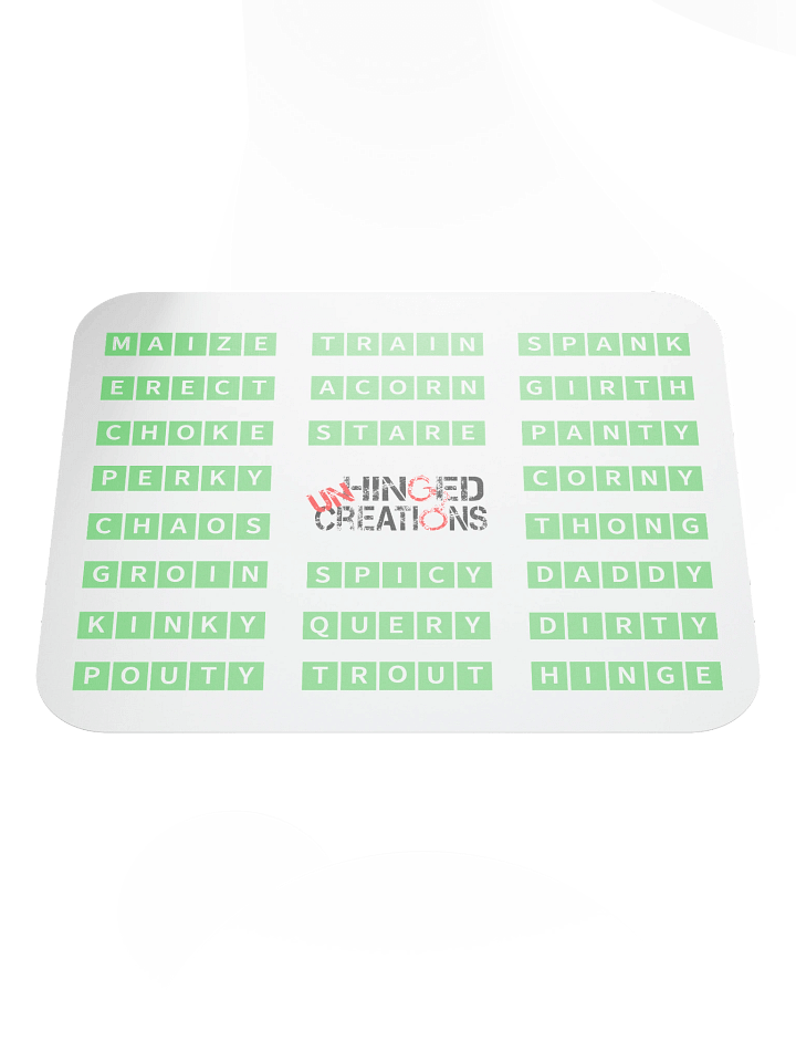 Multi Word Mousepad - White product image (1)