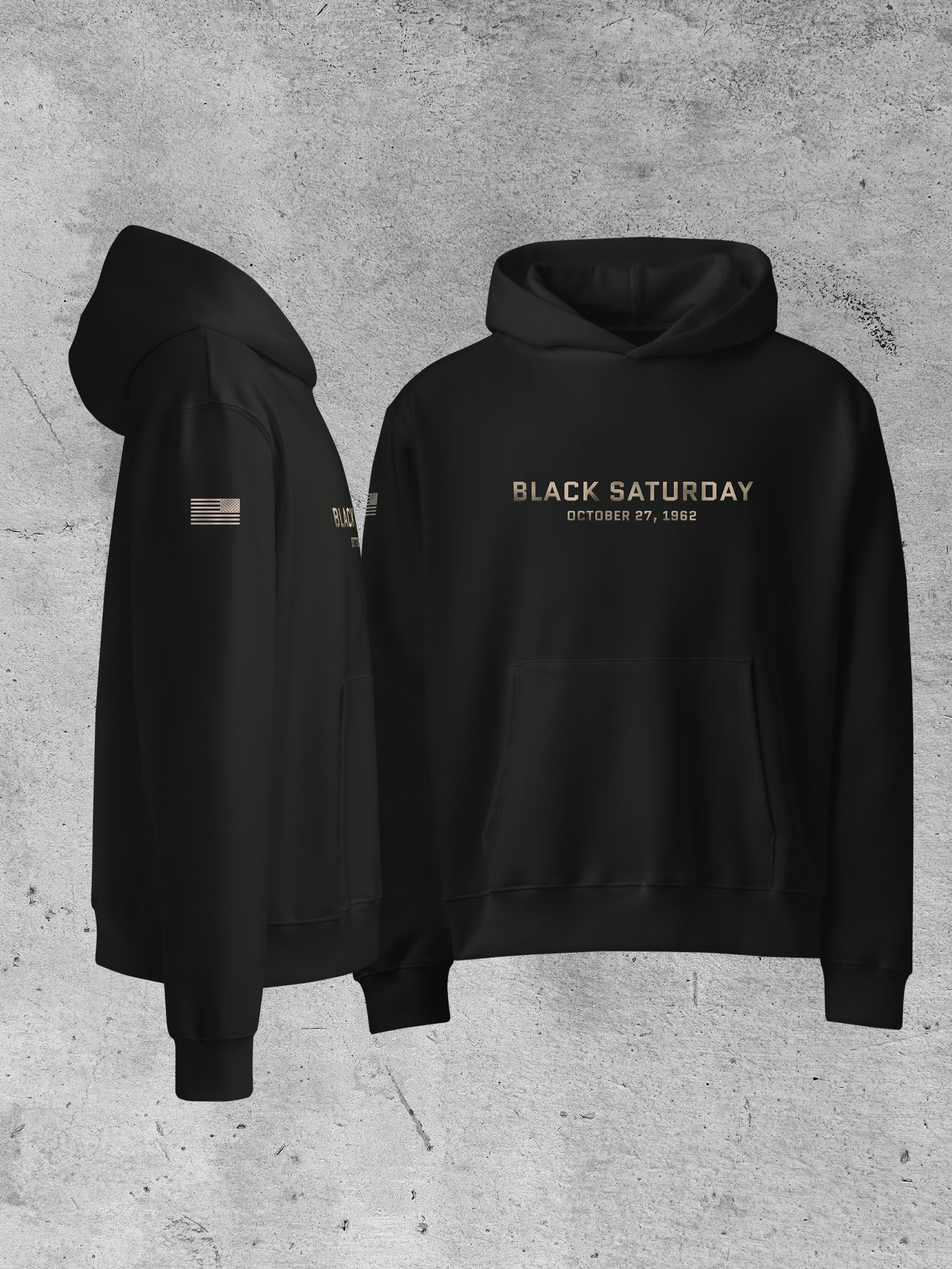 Black Saturday Hoodie Print product image (1)