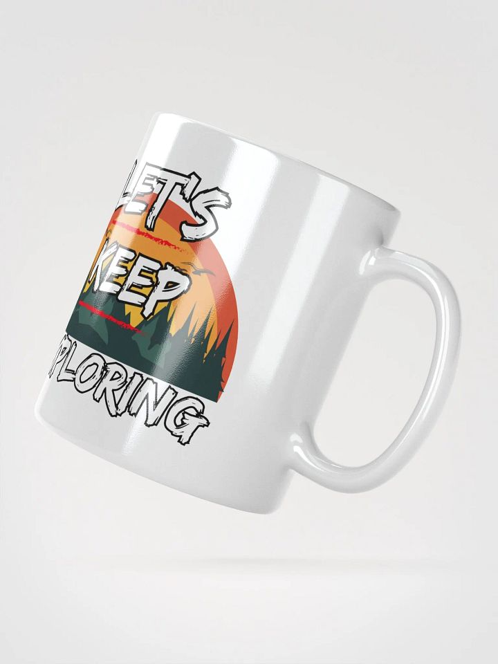 Let's Keep Exploring Camping White Mug product image (6)