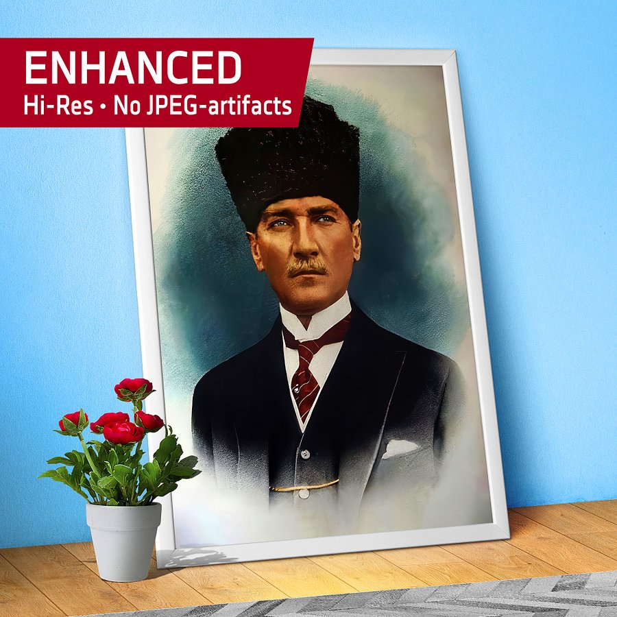 Mustafa Kemal Atatürk photo poster, 1920s — Turkey poster product image (1)