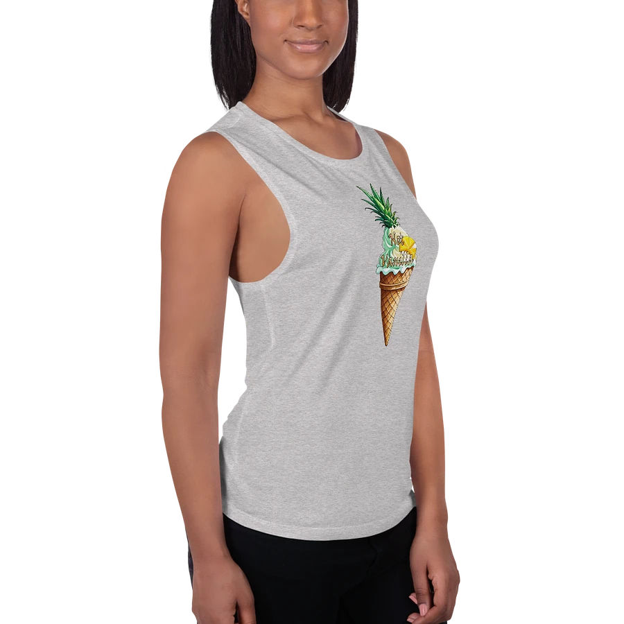 Not Vanilla Ice-cream cone flowy tank shirt product image (15)