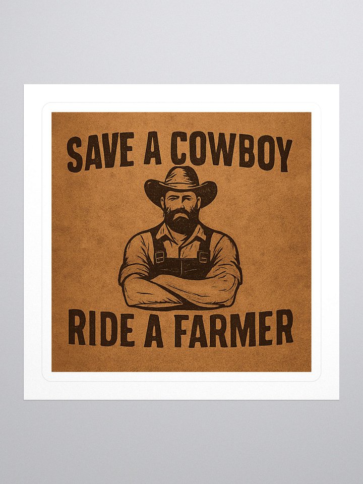 Save a Cowboy Kiss Cut Stickers product image (1)