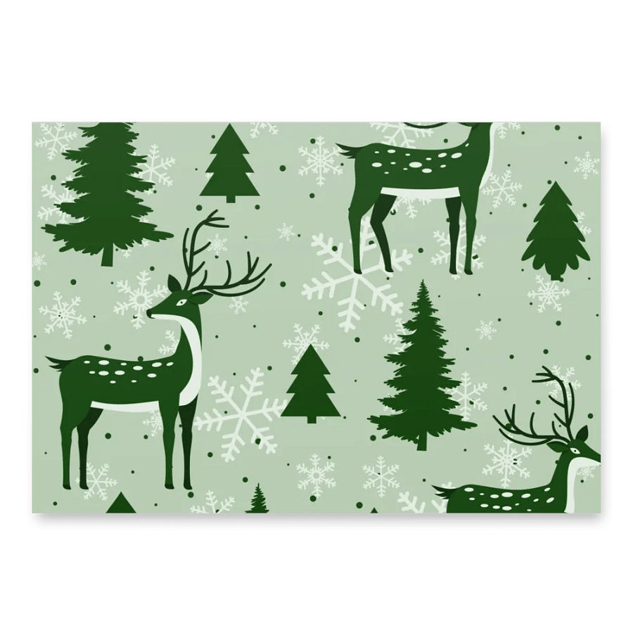 Reindeer Wrapping paper product image (1)