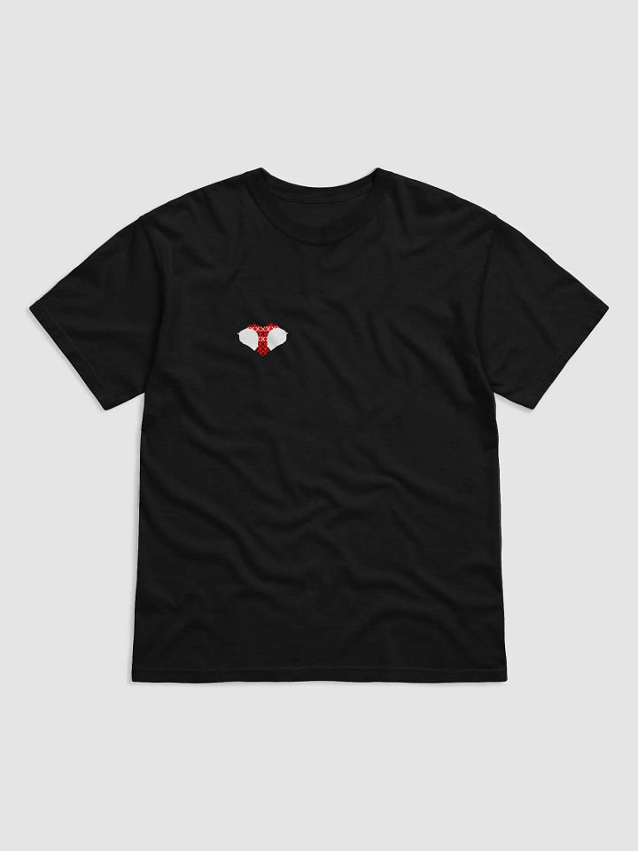 Valentine Matching Road Helmet Heart Shirt (White-Left) product image (2)
