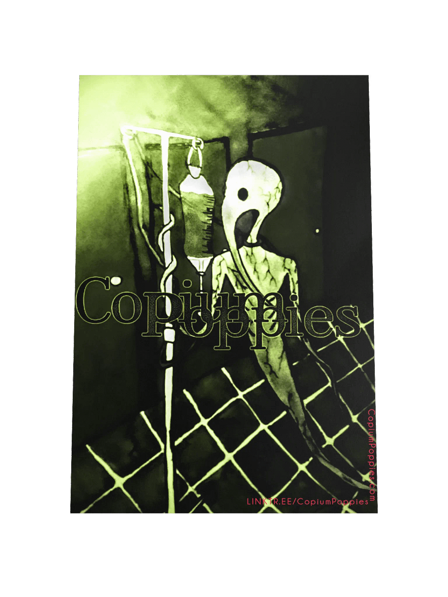 Copium Poppies - "Dmitry's Curse" Poster (Green Variant) product image (4)