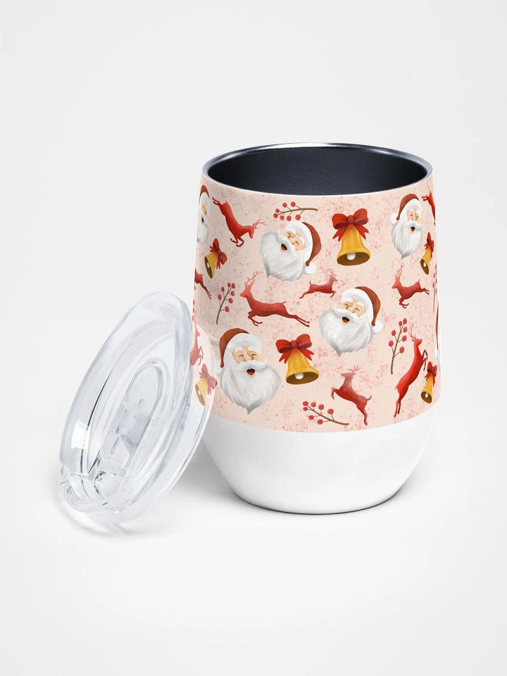 Rendier and Santa Design Christmas Festive Holiday Tumbler product image (2)