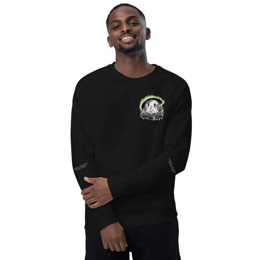 Believe in the Impact of Your Actions 'Save Me' SOL'S Unisex Organic Raglan Sweatshirt | Sustainable Comfort with a Message product image (7)