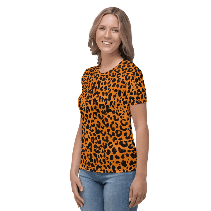 Leopard Dreams All-Over Women's T-Shirt product image (2)
