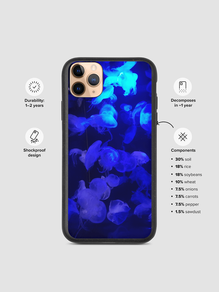 Illusia's Jellyfish Biodegradable IPhone case product image (2)