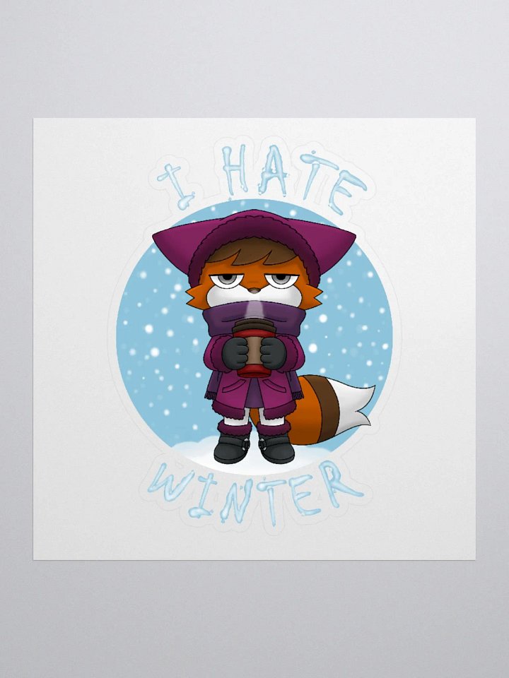 I Hate Winter Sticker product image (3)