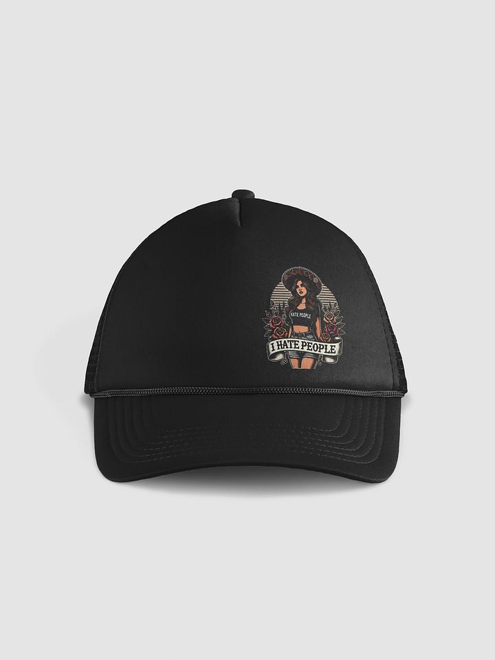 I HATE PEOPLE - Trucker Hat - by VibecraftTwo product image (1)
