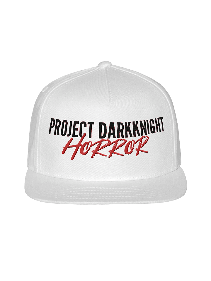 PDKH Embroidered Head Wear/ Unisex Snapback (Black & red letters) product image (1)