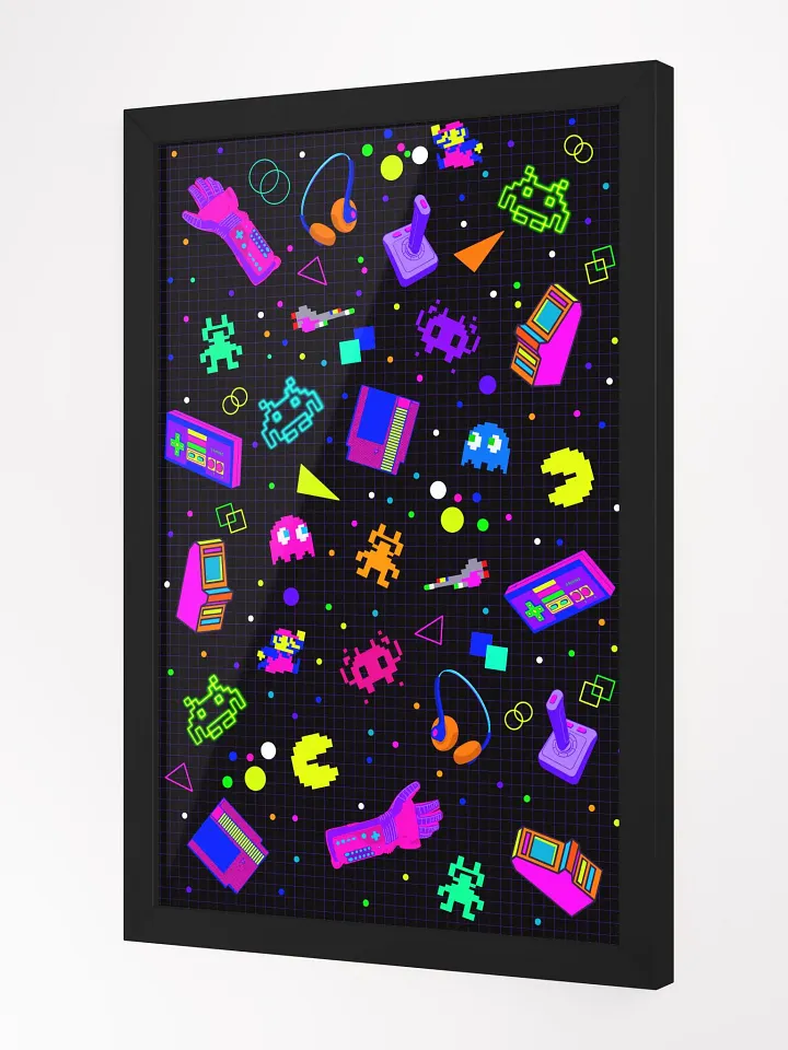 8-Bit Memories Framed Print product image (1)