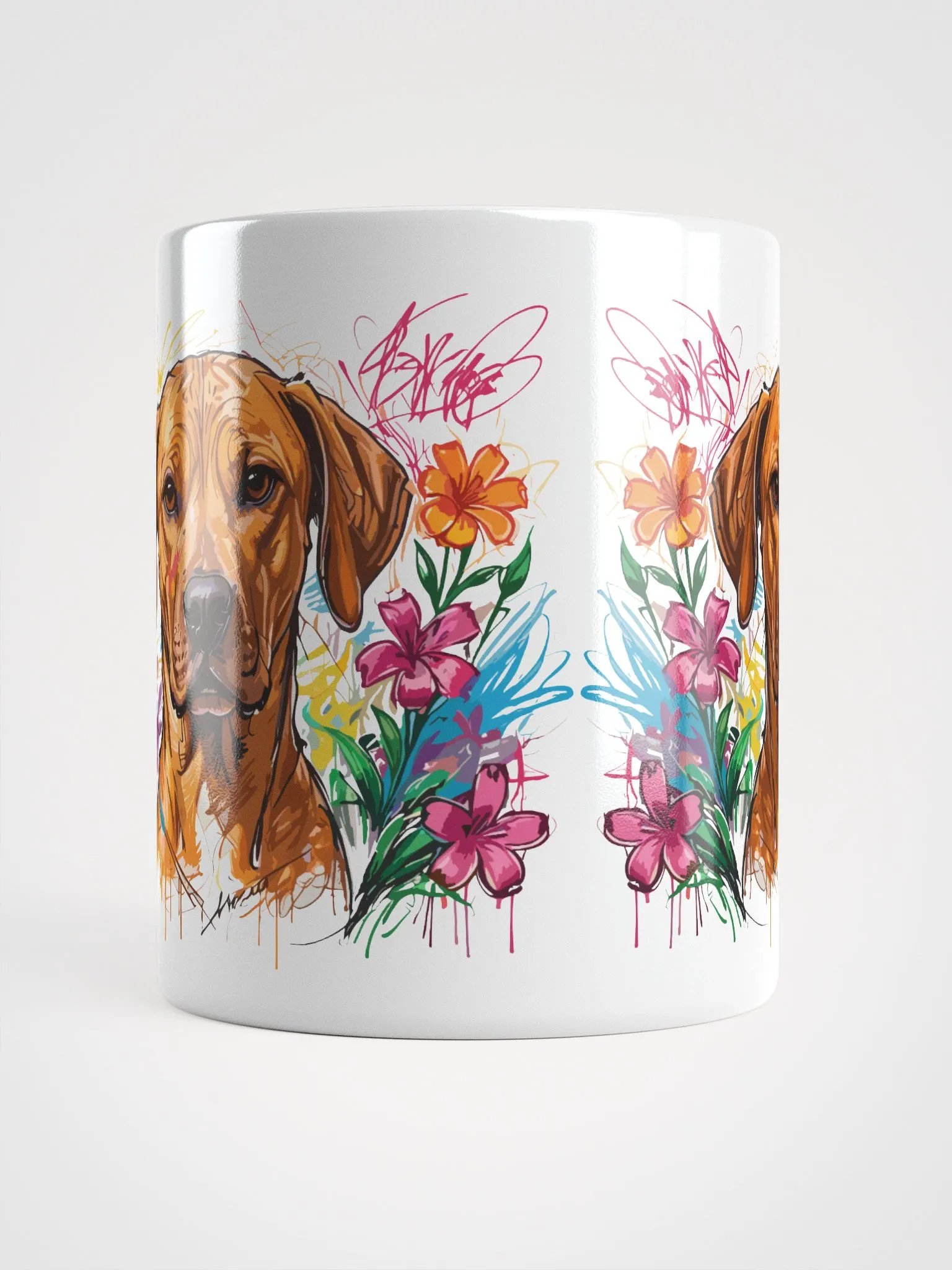 Scribbles Rhodesian Ridgeback 1 , Mug product image (9)