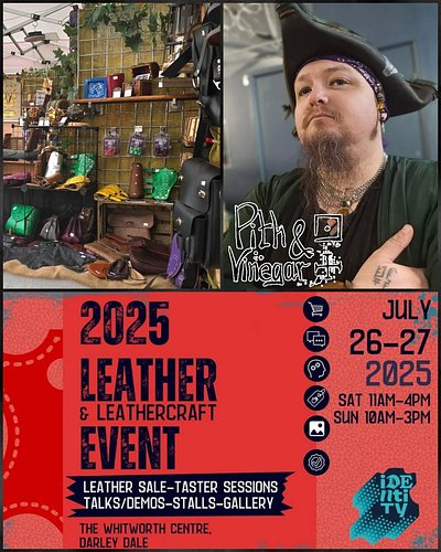 This weekend I’ll be at the @theidentitystore Leather & Leathercraft Event at The Whitworth Centre, Darley Dale. A full weeke...