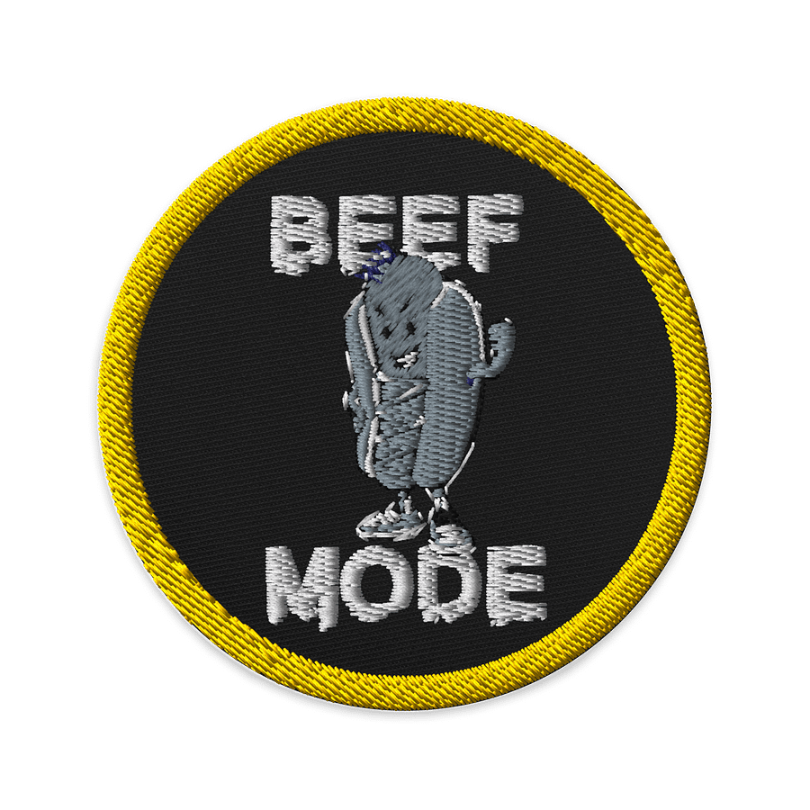 Beef Mode Embroidered Patch product image (1)