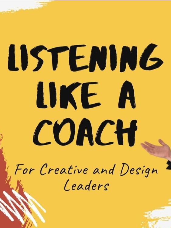 Listening Like a Coach (Video Workshop and PDF Materials) product image (1)