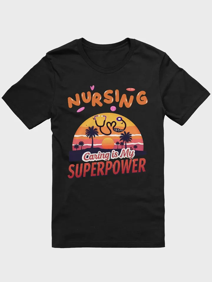 Caring is My Superpower Sunset T-Shirt product image (8)