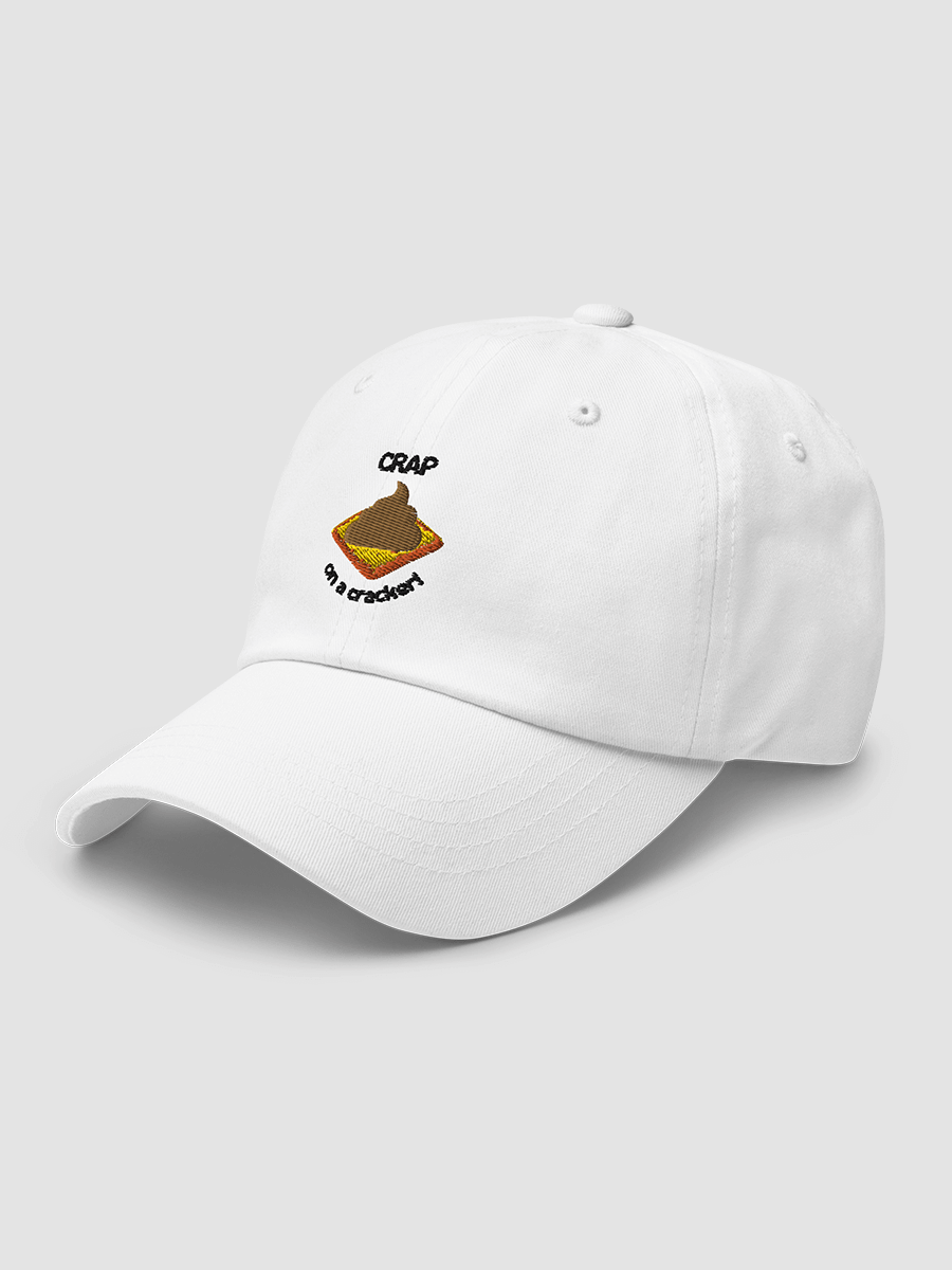 Cr*p on a Cracker Baseball Cap (White) product image (3)